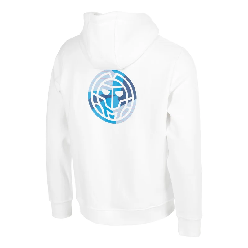 Hey Laguna Backprint Zip Hoody Herren-weiß
