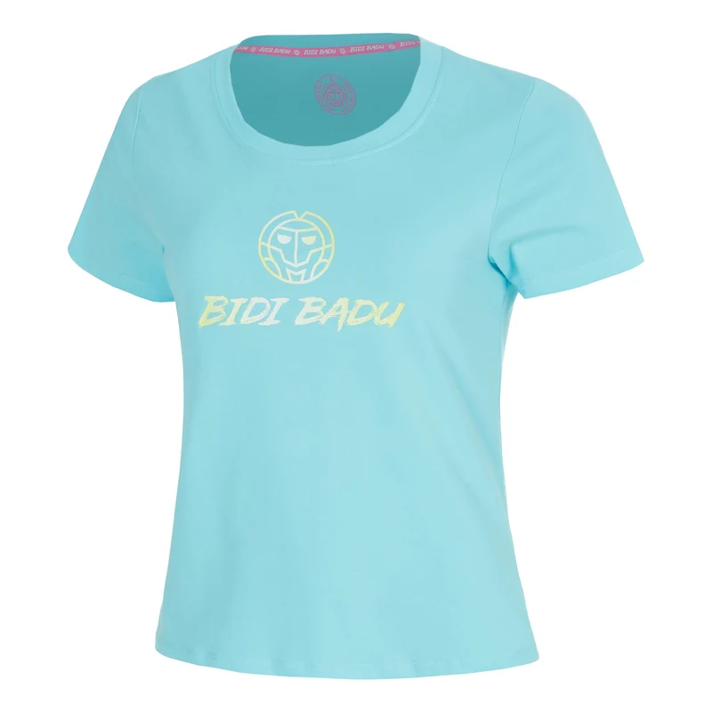 Out of Control Logo T-Shirt Damen-blau