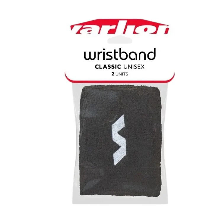 Varlion Polsband Wristband Classic Zwart 2 Stuks