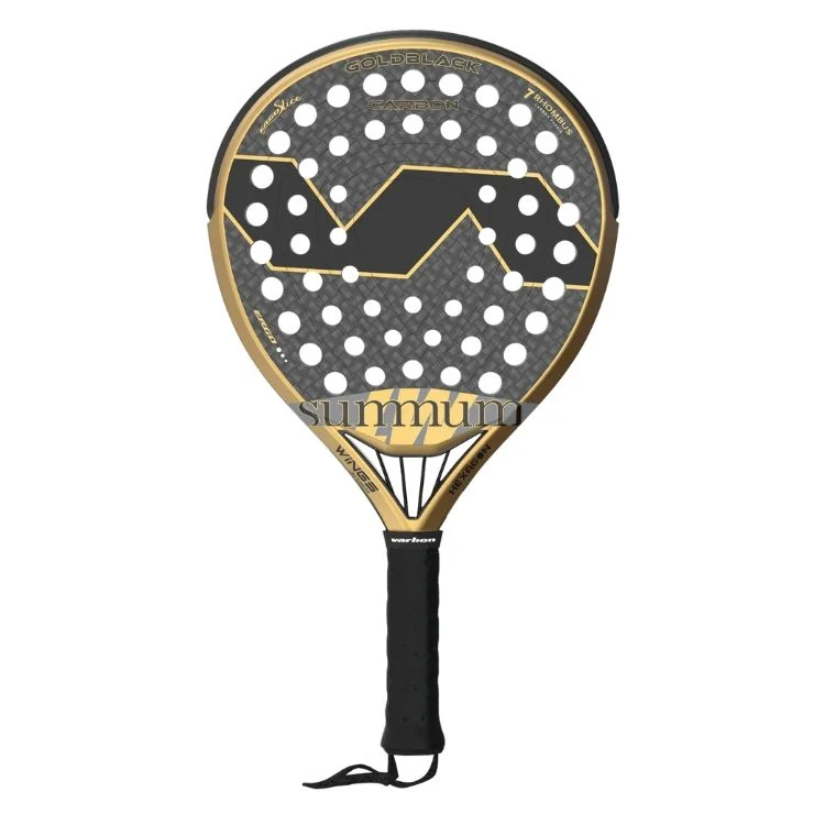Varlion Padelracket Summum Carbon Gold Black