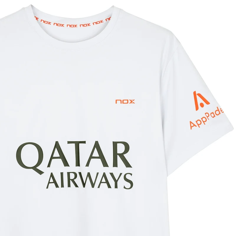 Nox Agustin Tapia Sponsors AT10 T-shirt (White)
