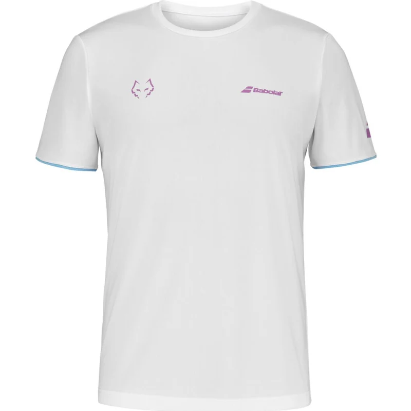 Babolat Juan Lebron Crew Neck T-shirt (White/White)