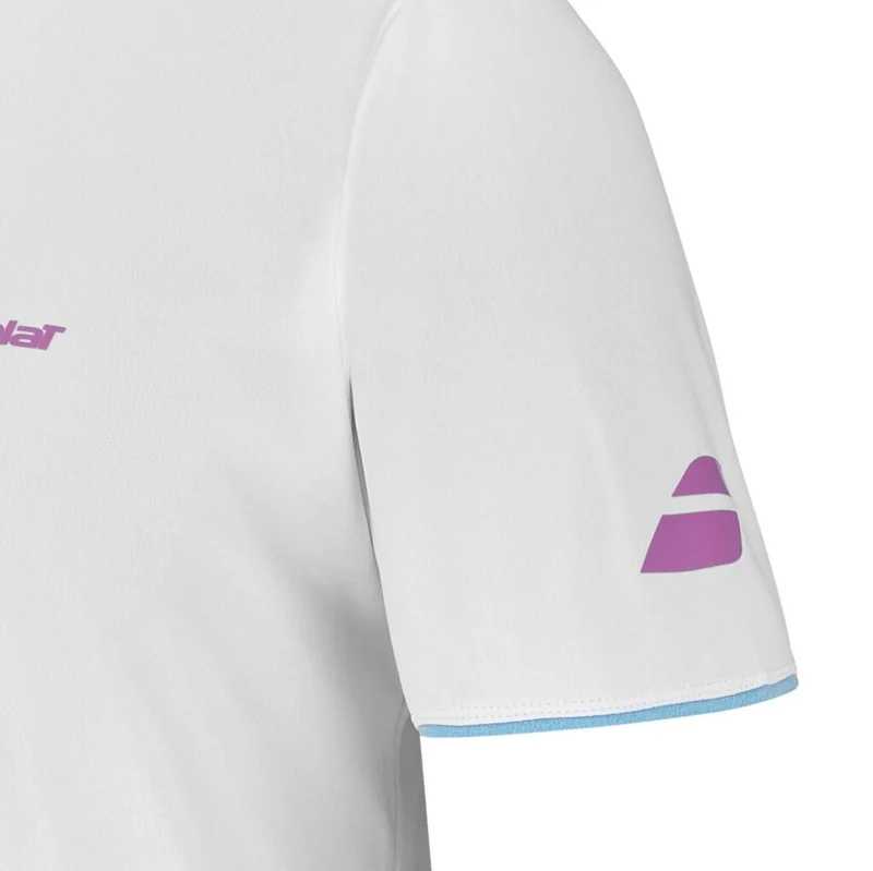 Babolat Juan Lebron Crew Neck T-shirt (White/White)