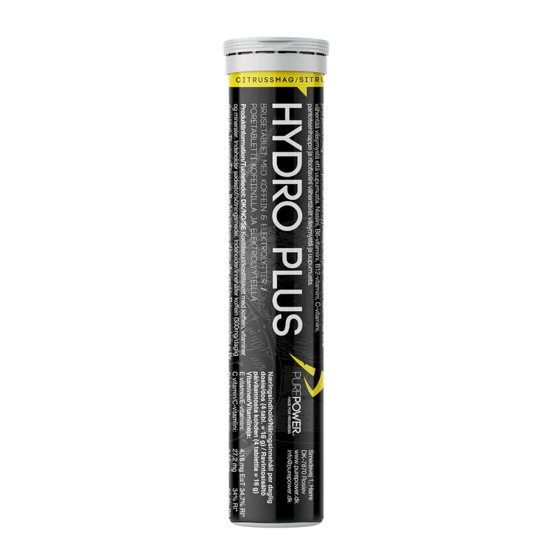 PurePower Hydrotabs Electrolytes Citrus Flavor (1 tube with 20 tablets)