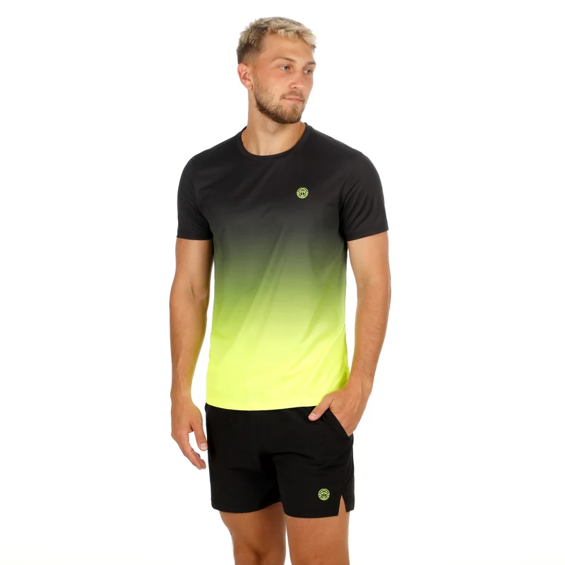 Night Flash T-Shirt Herren - schwarz, neongelb