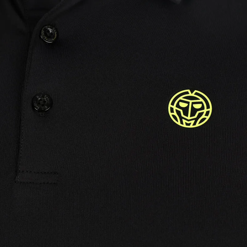 Night Flash Lasercut Polo Herren - schwarz