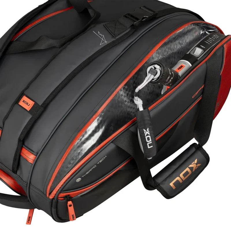 Open Series Padelschlägertasche-Schwarz,Orange