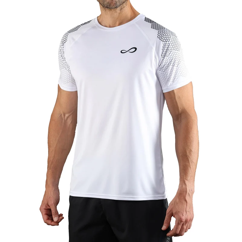 Feisty Hexagon T-Shirt Herren-Weiß