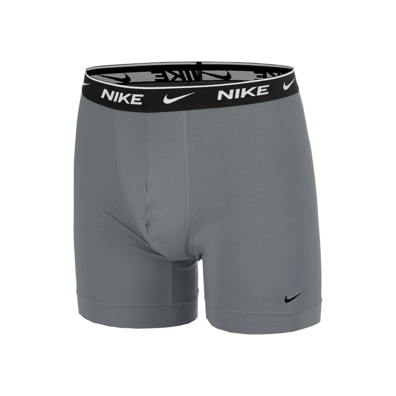 Essential Cotton Stretch Boxer Short 3er Pack Herren - schwarz, grau