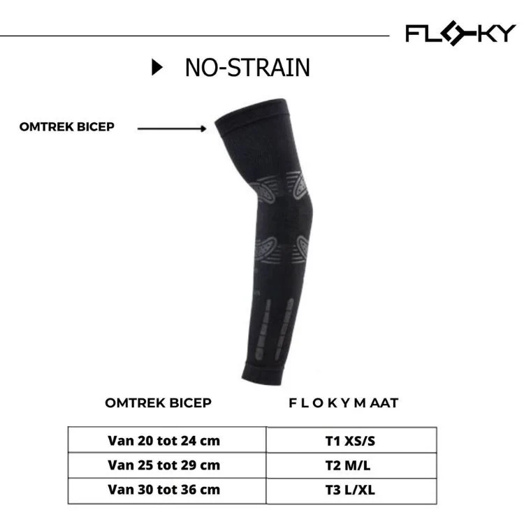 Floky Armsleeve No Strain 2 Pack Geel
