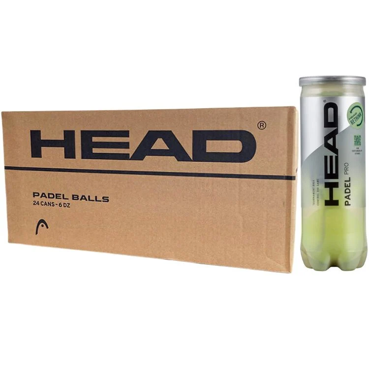 HEAD Padelballen Padel Pro+ Doos 24 x 3 Ballen