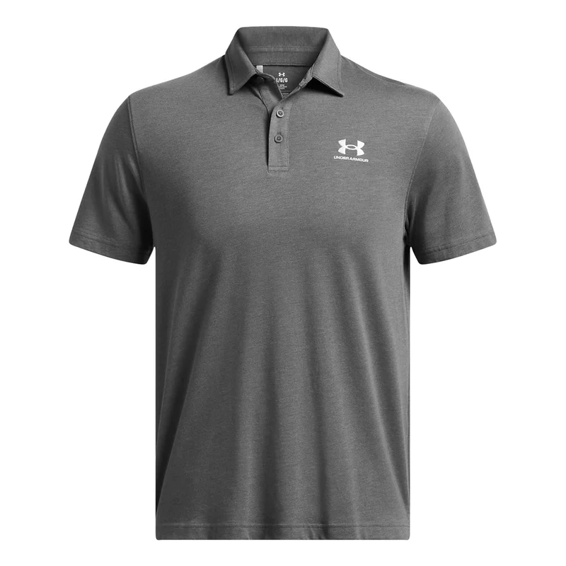 Icon Polo Herren - grau, weiß