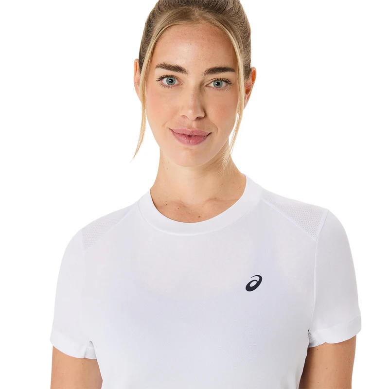 Court T-Shirt Damen - weiß