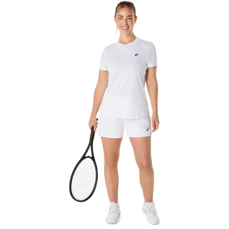 Court T-Shirt Damen - weiß