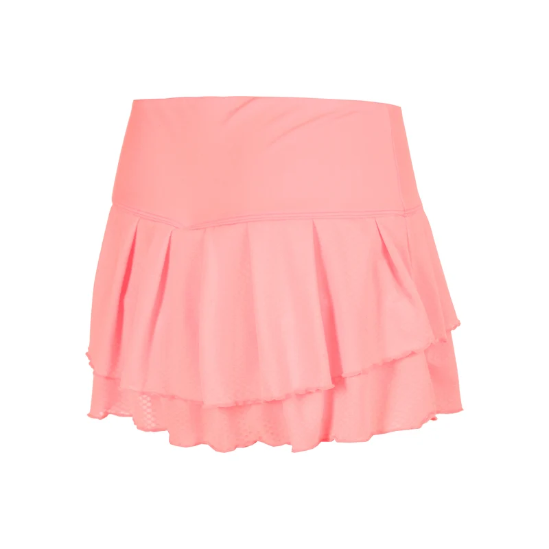 Out of Control Pleated Rock Mädchen-pink