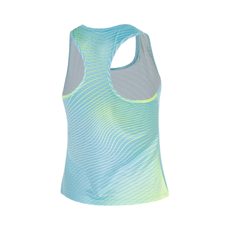 Out of Control Racerback Tank-Top Mädchen - hellblau, neongelb