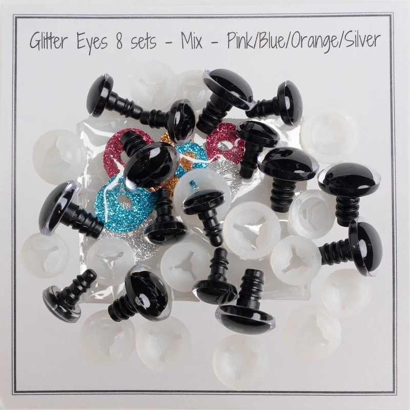 Glitzernde Sicherheitsaugen - Medium