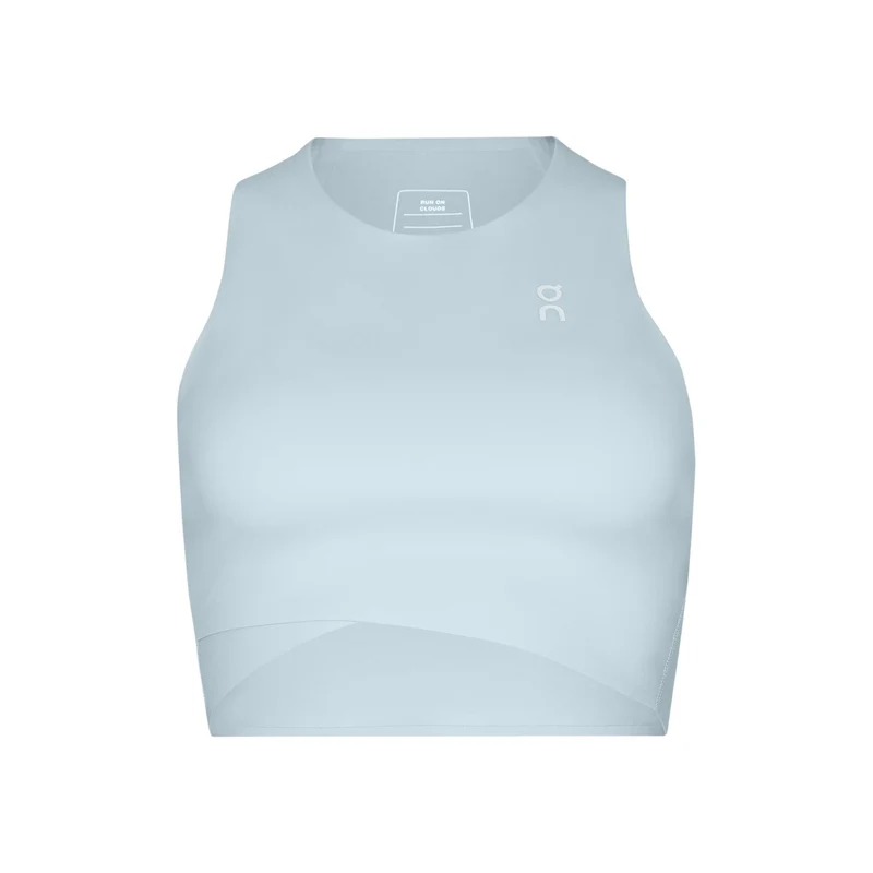 Court Crop Tank-Top Damen-Blaugrau