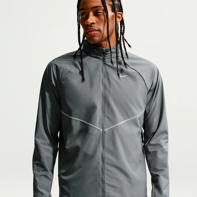 Miler Laufjacke Herren - grau, grau