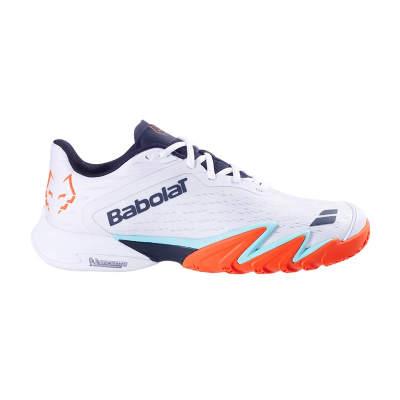 BABOLAT JET PREMURA 3 Men Blanco/Naranja SS26 JUAN LEBRON (Zapatillas)