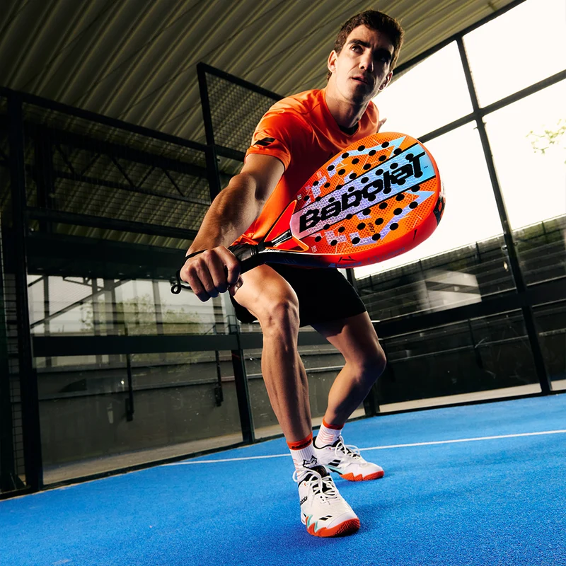 BABOLAT JET PREMURA 3 Men Blanco/Naranja SS26 JUAN LEBRON (Zapatillas)