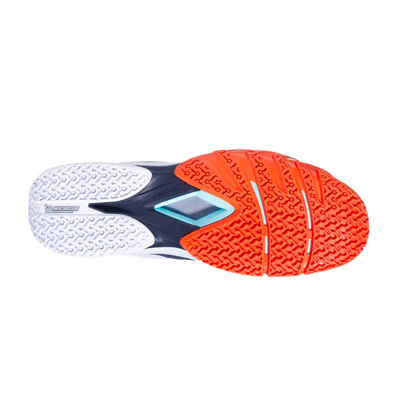 BABOLAT JET PREMURA 3 Men Blanco/Naranja SS26 JUAN LEBRON (Zapatillas)