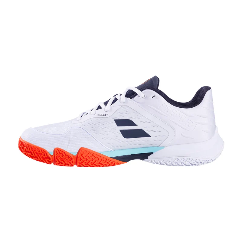 BABOLAT JET PREMURA 3 Men Blanco/Naranja SS26 JUAN LEBRON (Zapatillas)