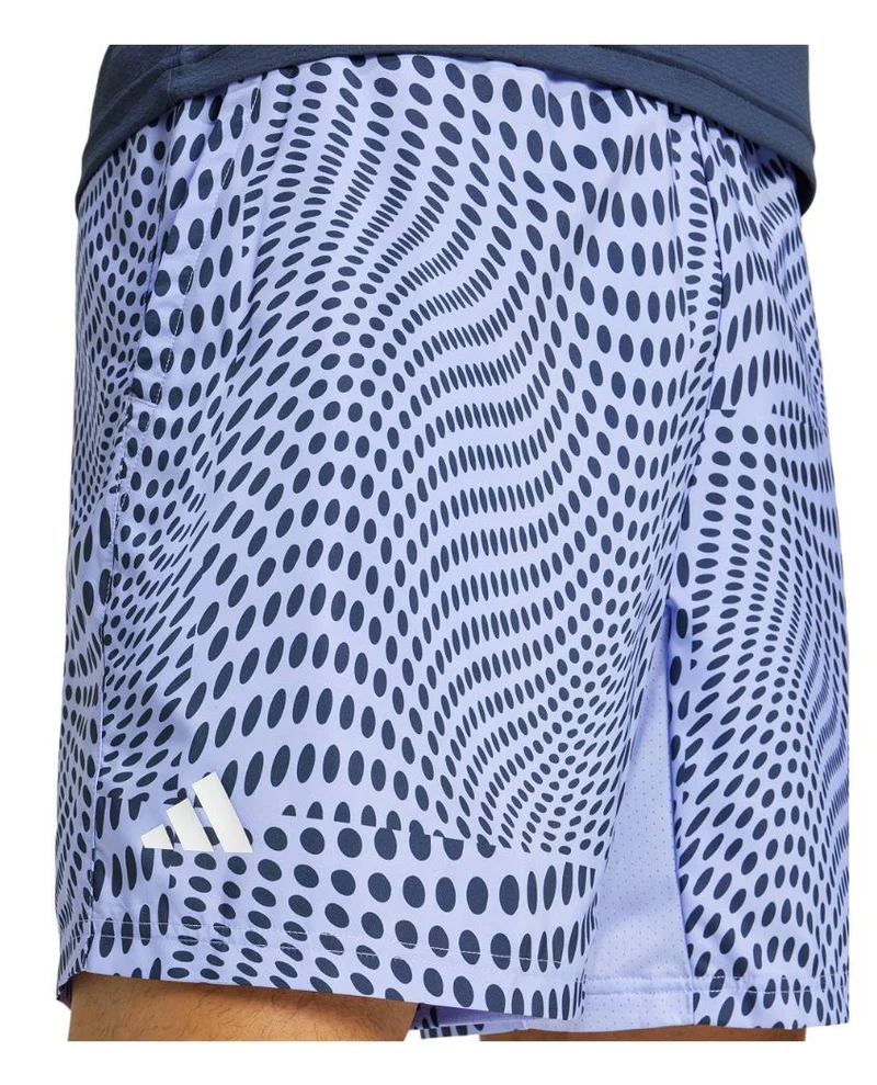 Adidas Club Graphic Shorts (Blue/Black))