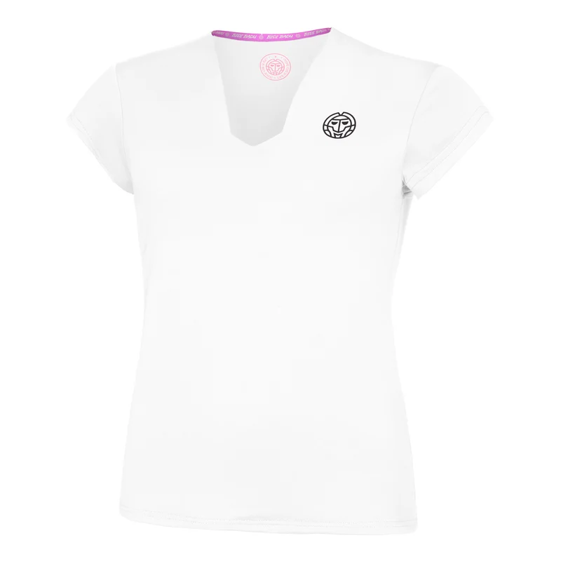 Crew V-Neck T-Shirt Damen-Weiß