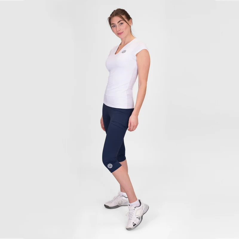 Crew V-Neck T-Shirt Damen-Weiß