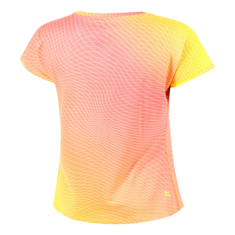 Out of Control Capsleeve T-Shirt Damen-pink, neongelb