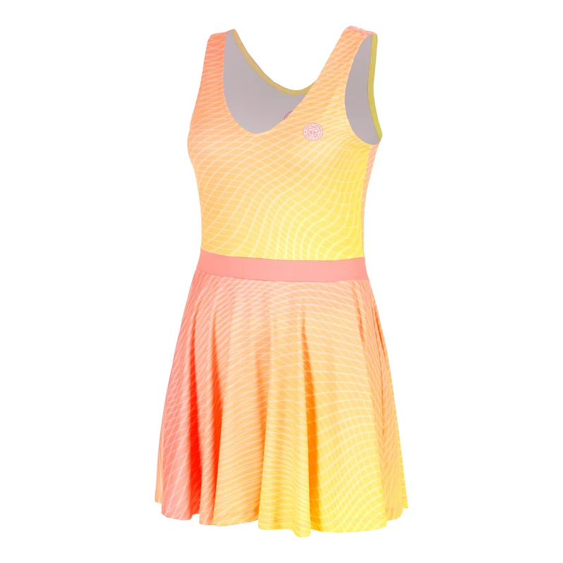 Out of Control Kleid Damen-pink, neongelb