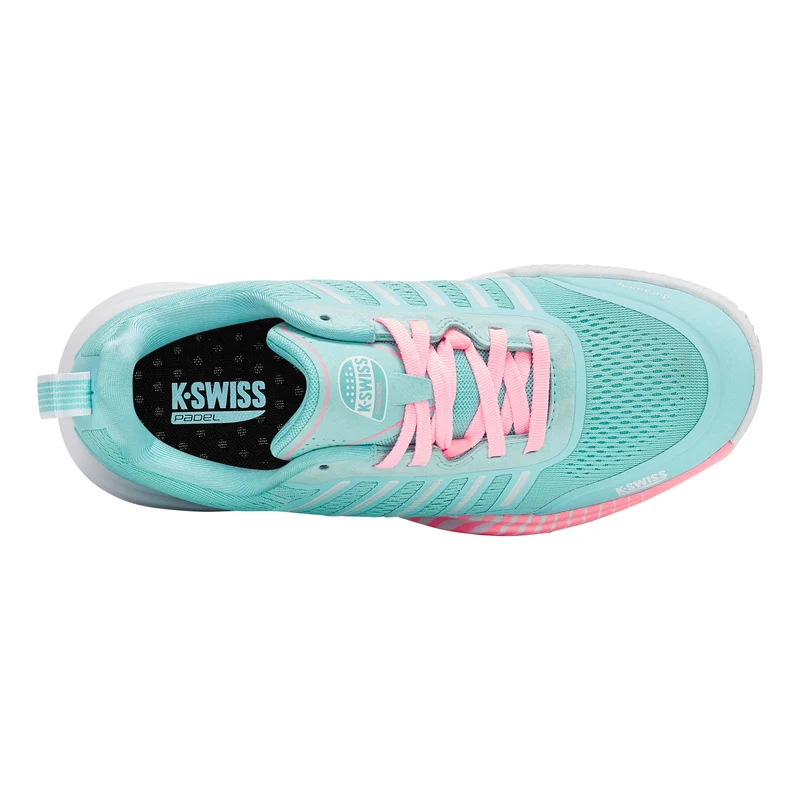 Ultra Court Padelschuh Damen - türkis, weiß
