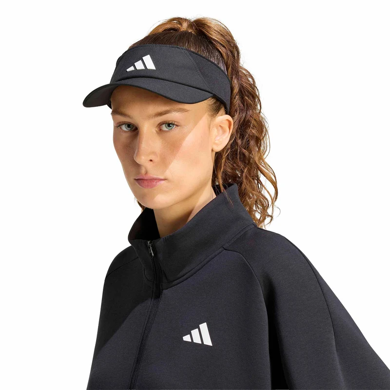 Cover Up Half-Zip Sweatshirt Damen - schwarz