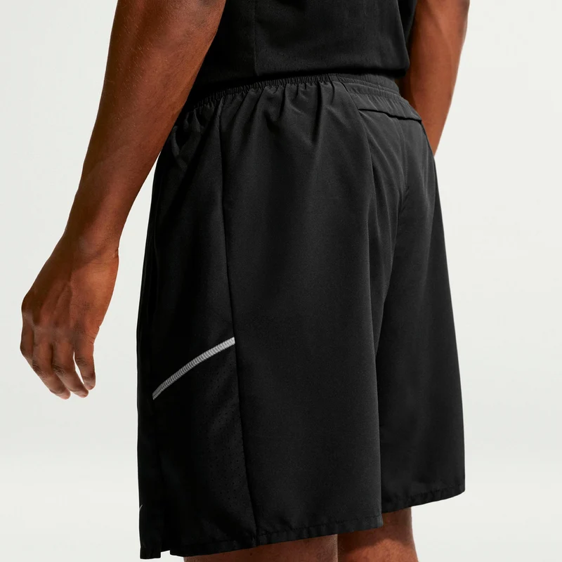 Miler 2in1 Laufshorts Herren - schwarz, silber