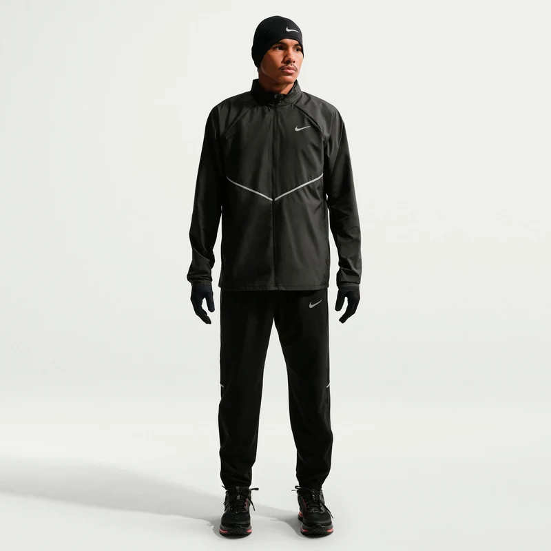 Miler Laufjacke Herren - schwarz, schwarz