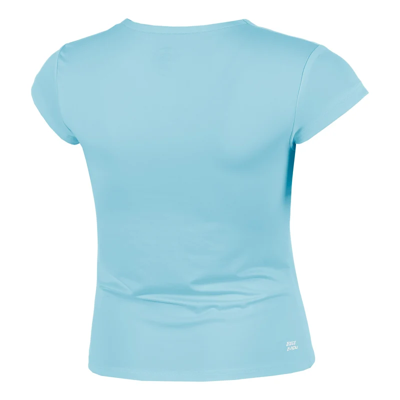 Out of Control V-Neck T-Shirt Damen-hellblau