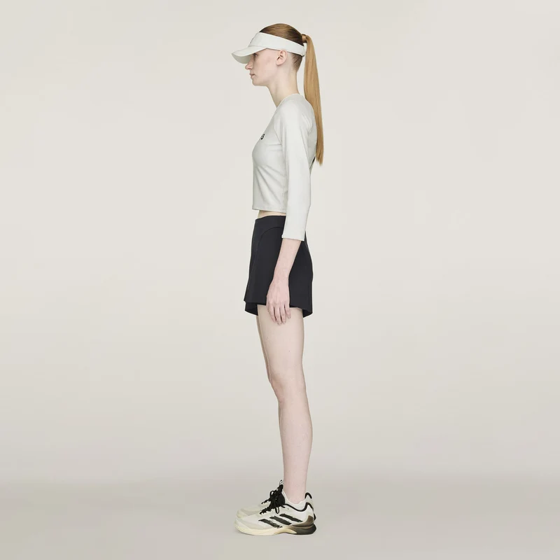 Y-3 Crop Tank-Top Damen - grau, mehrfarbig