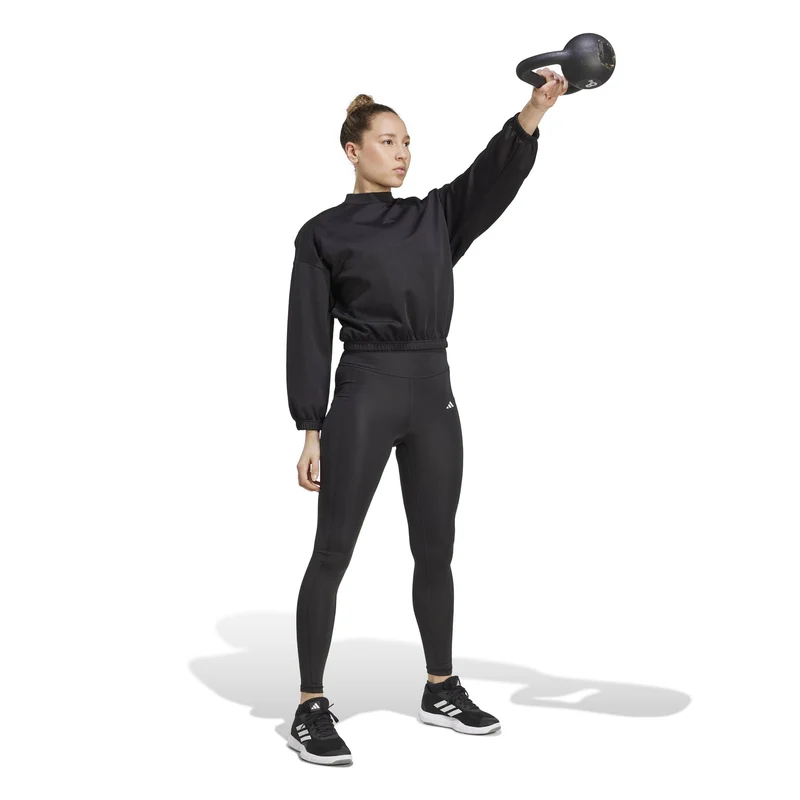 Motion Essentials Cover Sweatshirt Damen-schwarz