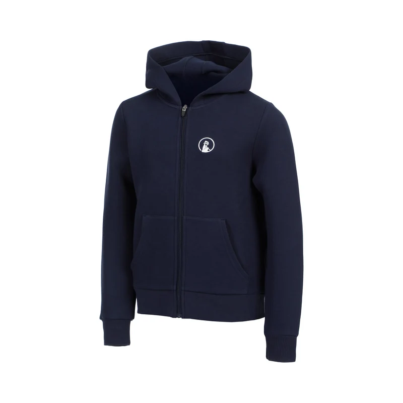 Essential Zip Sweatjacke Kinder - dunkelblau, weiß