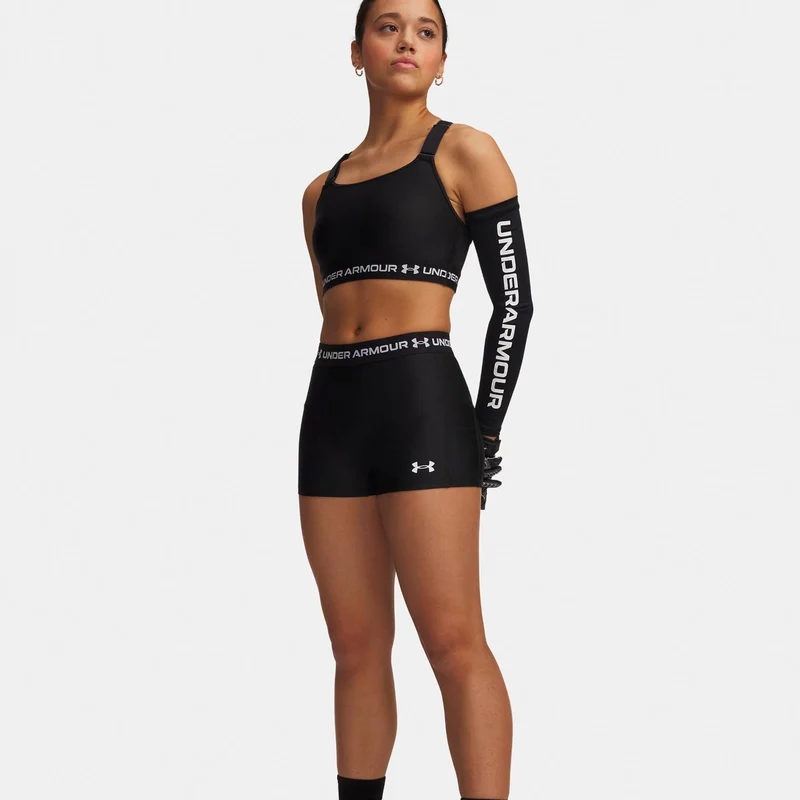 HeatGear Shorts Damen-schwarz, weiß