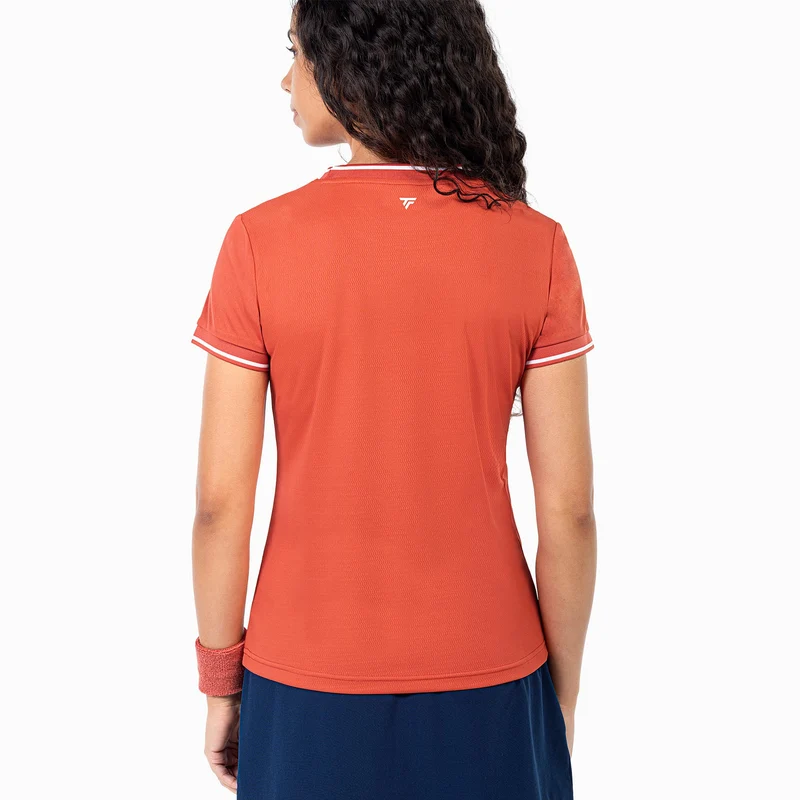 Team Tech T-Shirt Damen - rost