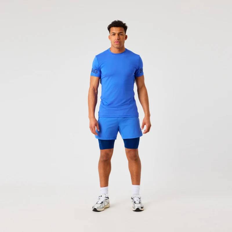 Borg 2 In 1 Shorts Herren - aqua
