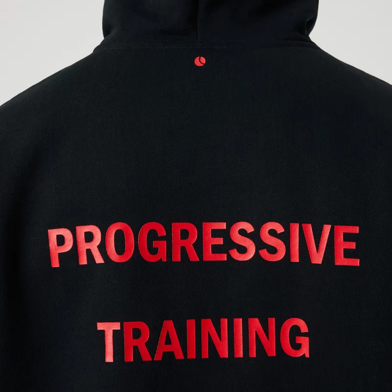 Borg Oversized Hoody Herren - schwarz