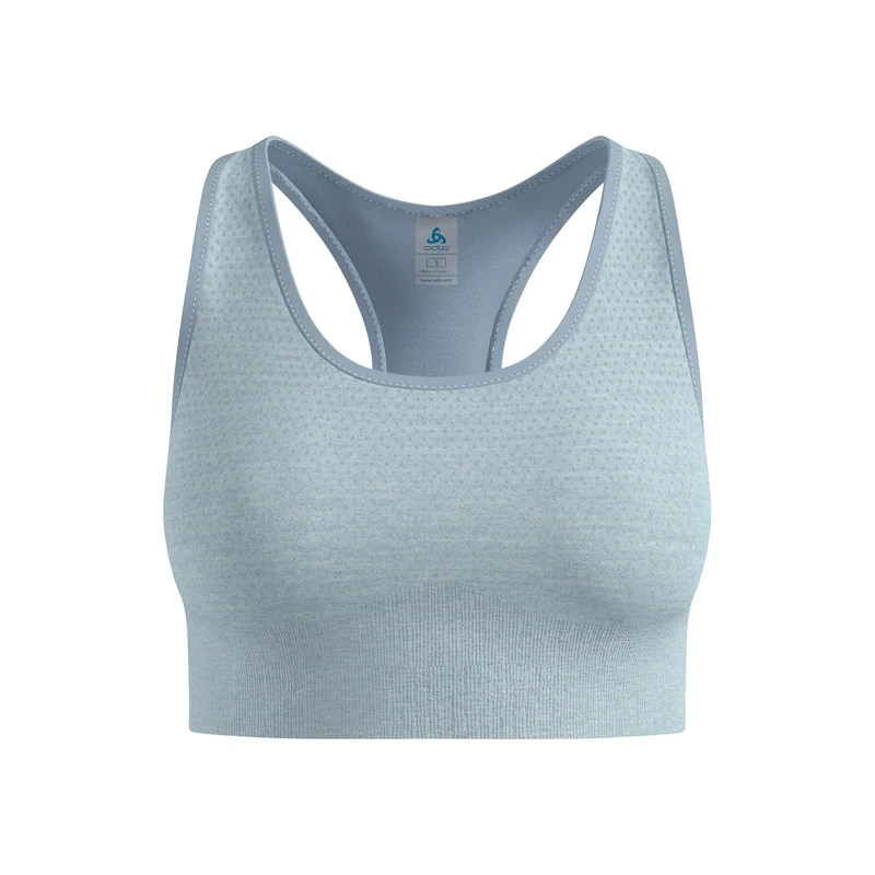 Seamless Medium Padded Sport Sport-BH Damen - hellblau
