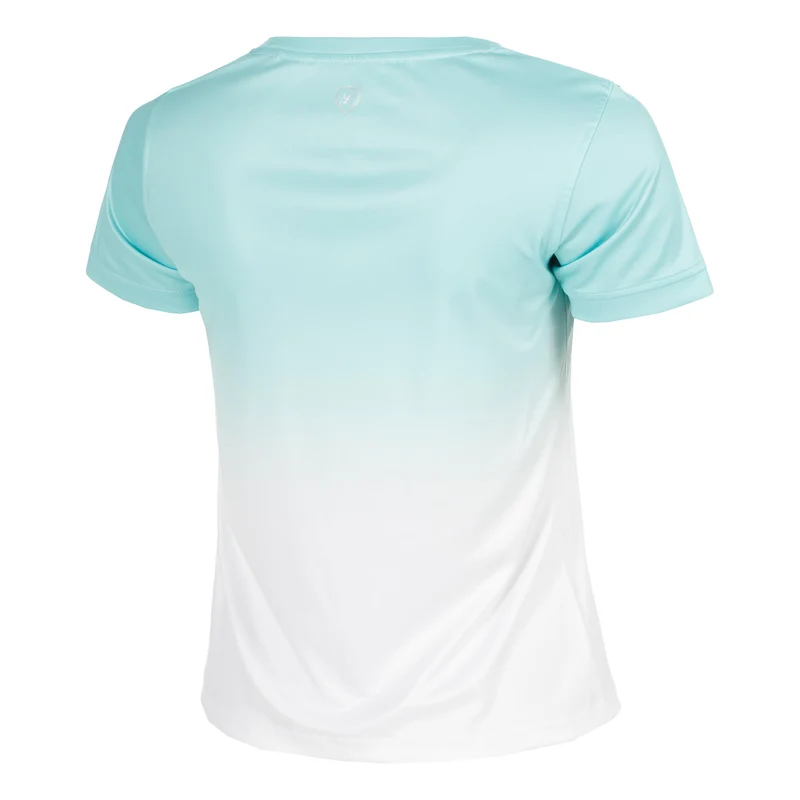 Silvia T-Shirt Damen - mint, weiß