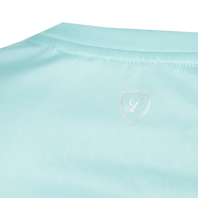 Silvia T-Shirt Damen - mint, weiß