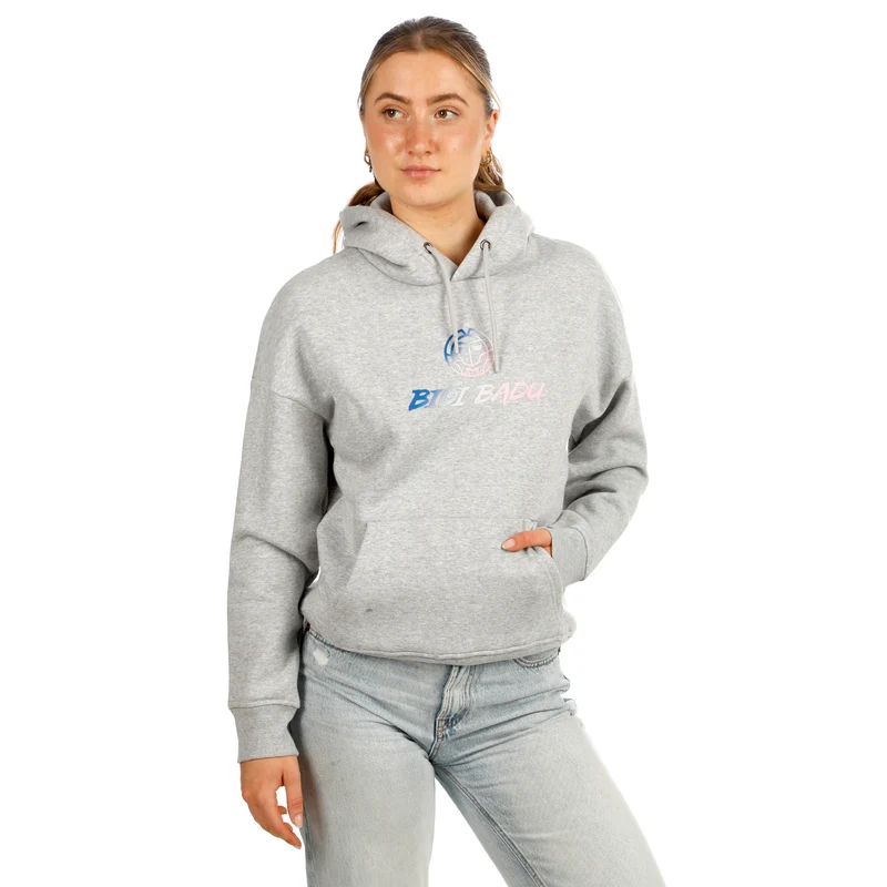 Hey Laguna Logo Hoody Damen-hellgrau