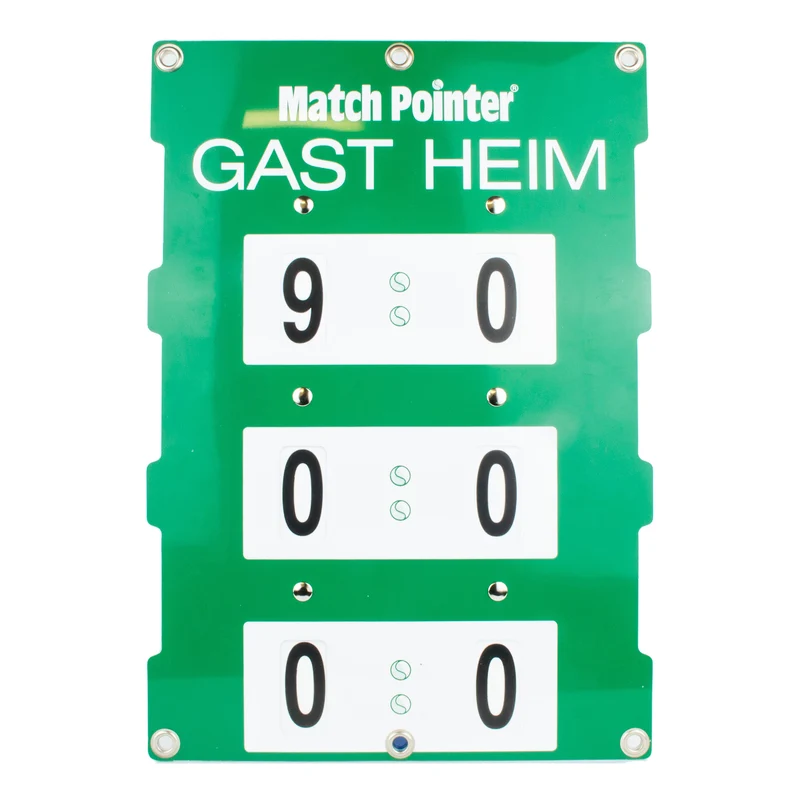 Match-Pointer Größe S,35x50 Cm Spielstandsanzeige-Grün