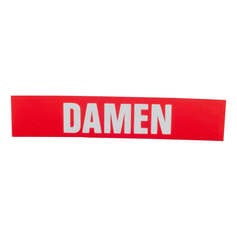 Magnetschild 25mm Bedruckt-Rot